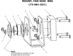 Mount, Fan Side BRG